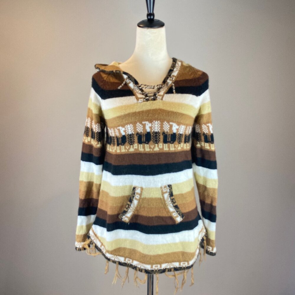 Sisandina Sweater Wool/Alpaca Blend Women's Size Small* Handcrafted